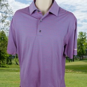 Footjoy Men's Size Large Golf Polo Drifit Shirt